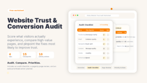 Website Trust Audit Worksheet